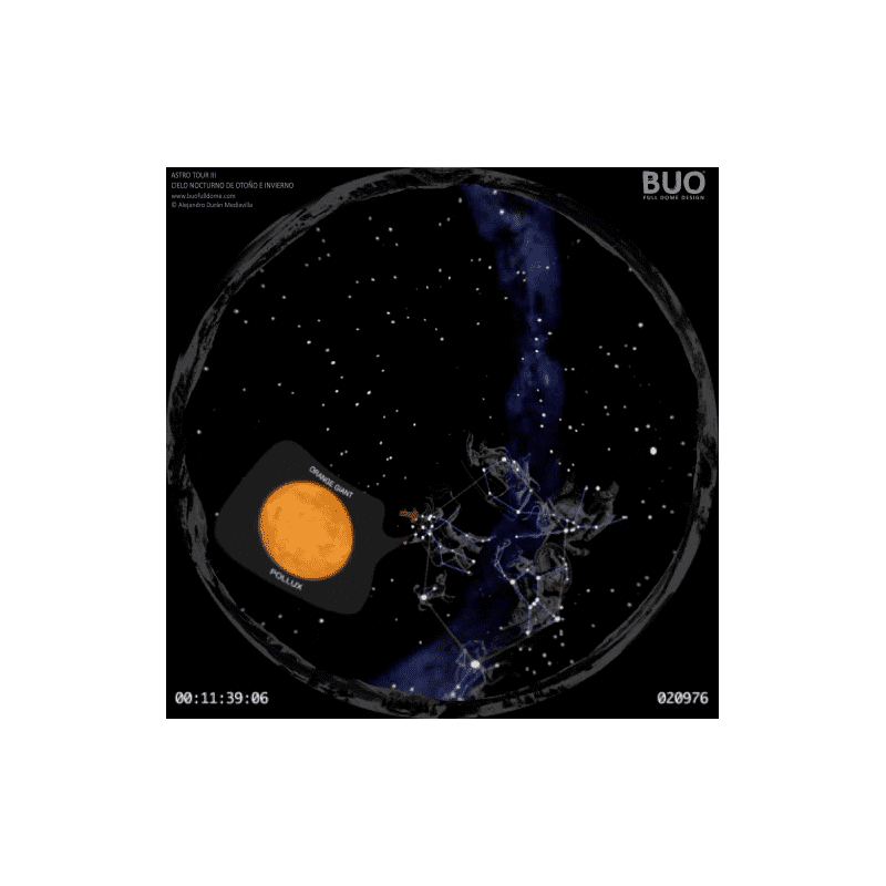 PROGRAMME DE PLANÉTARIUM NUMÉRIQUE : ASTRO TOUR, CIEL NOCTURNE D'AUTOMNE ET D'HIVER.
