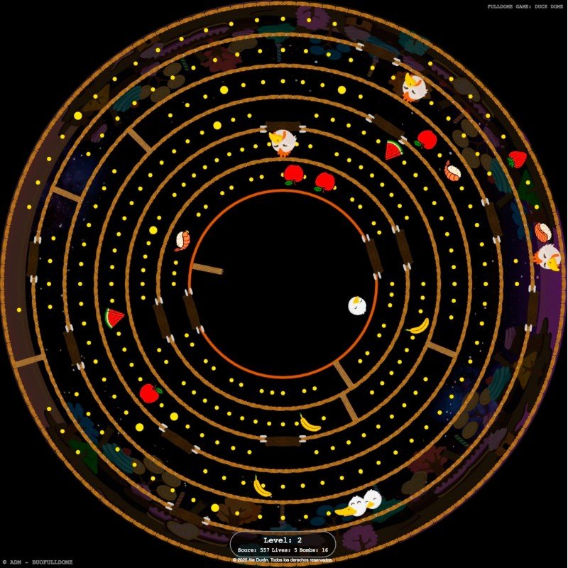 Duck Dome – Fulldome Game. © ADM
