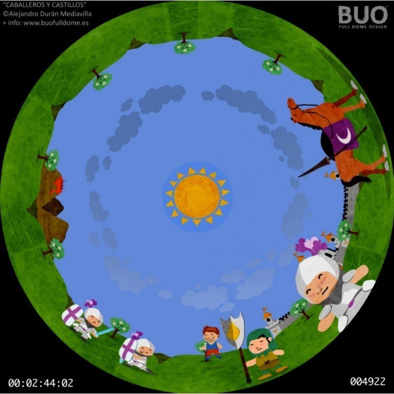 PROGRAMA PLANETARIO DIGITAL: CABALLEROS Y CASTILLOS.